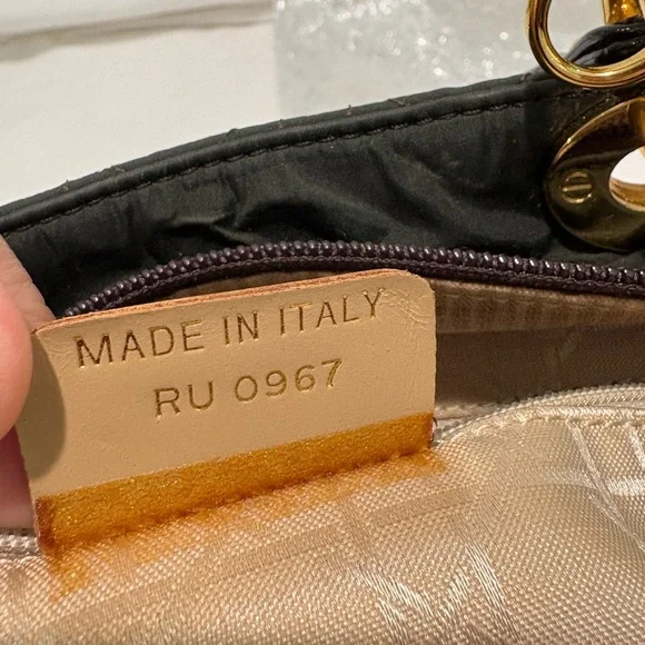 Authentic Christian Dior Lady Dior green Cannage Quilted Bag w/ certificate - Picture 5 of 16